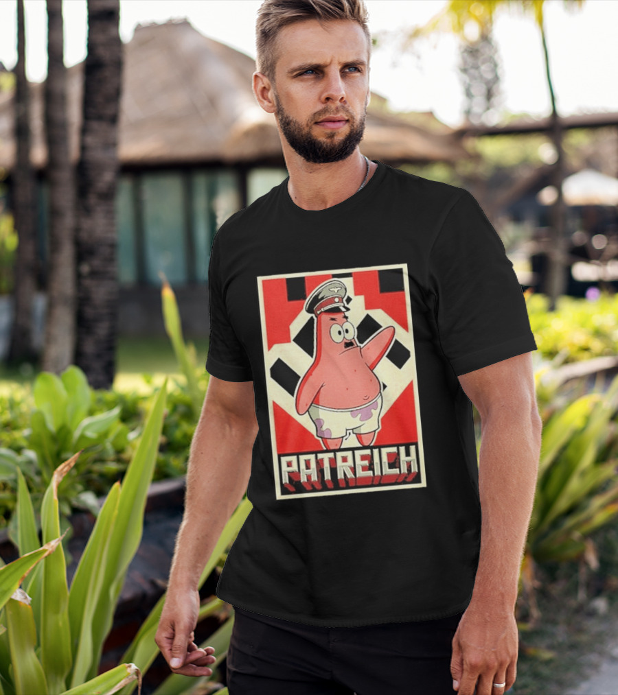 Sponge Patrick Hitler Star T-Shirt