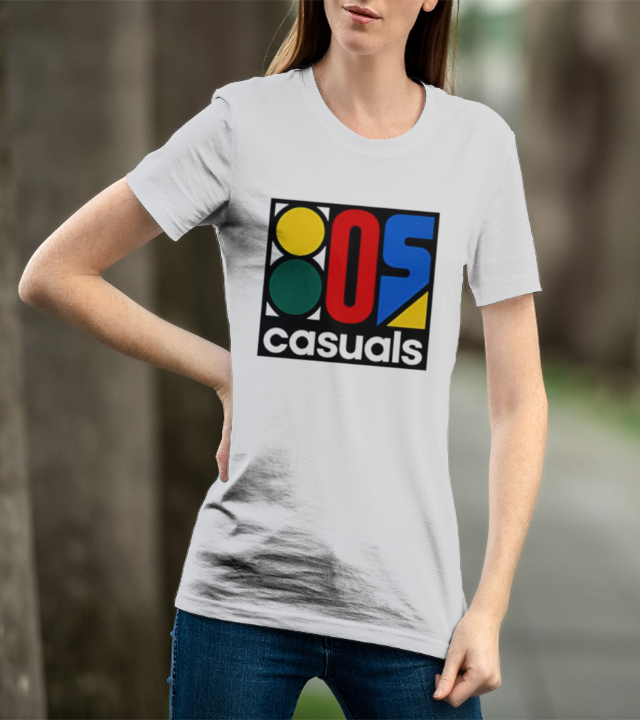 80s Casuals Retro Style Colorful Geometric Icon Collection T-Shirt