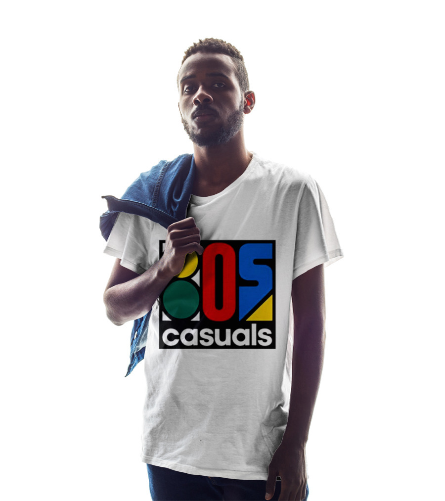 80s Casuals Retro Style Colorful Geometric Icon Collection T-Shirt