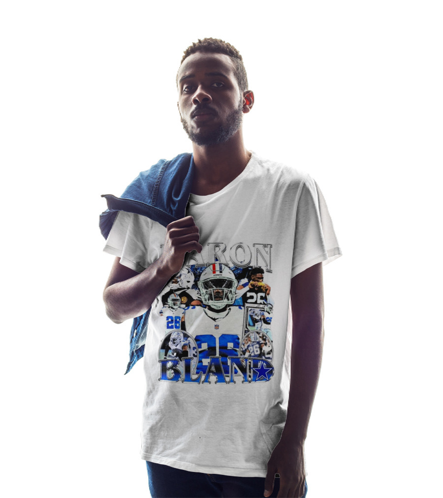Daron Bland Dallas Cowboys 26 NFL Star Player Collage T-Shirt