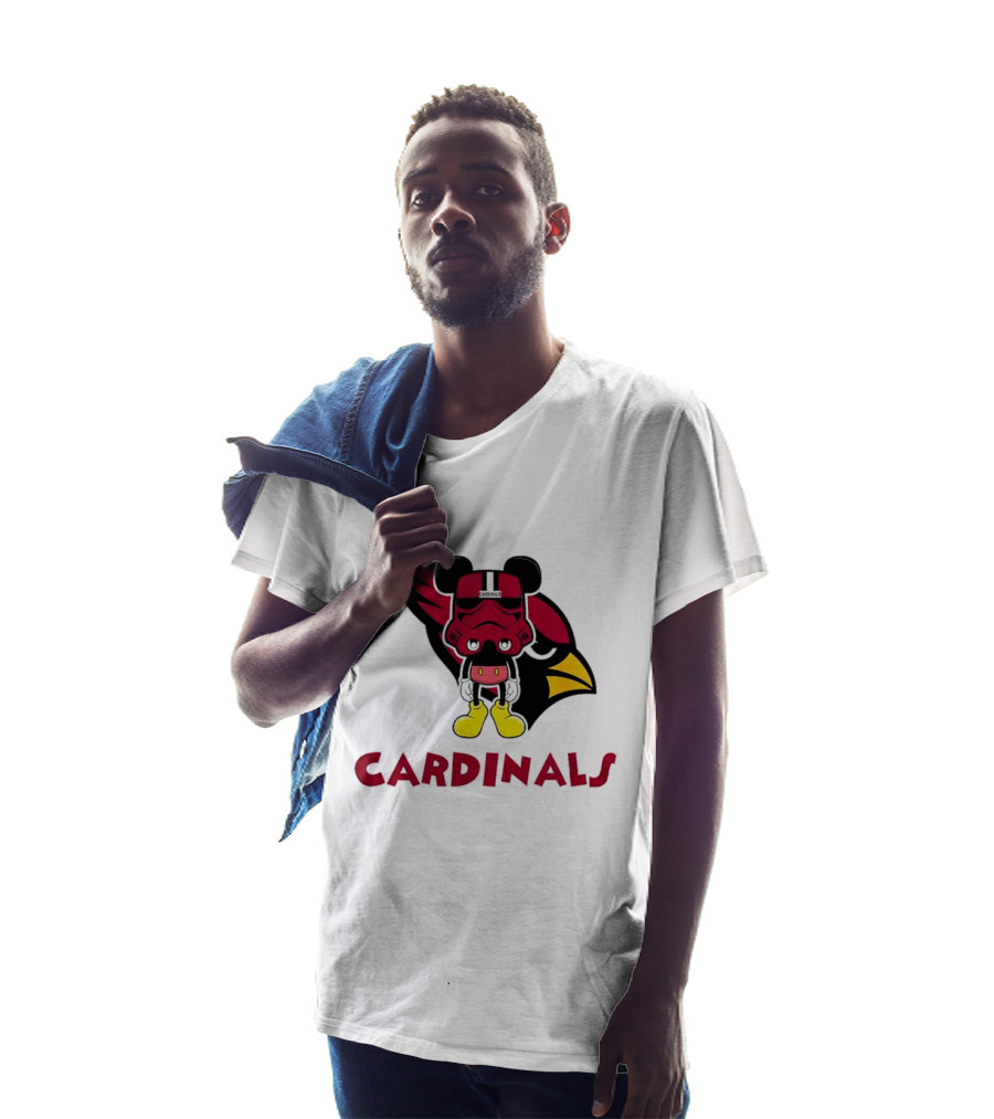 Arizona Cardinals Mickey Mouse Stormtrooper T-Shirt