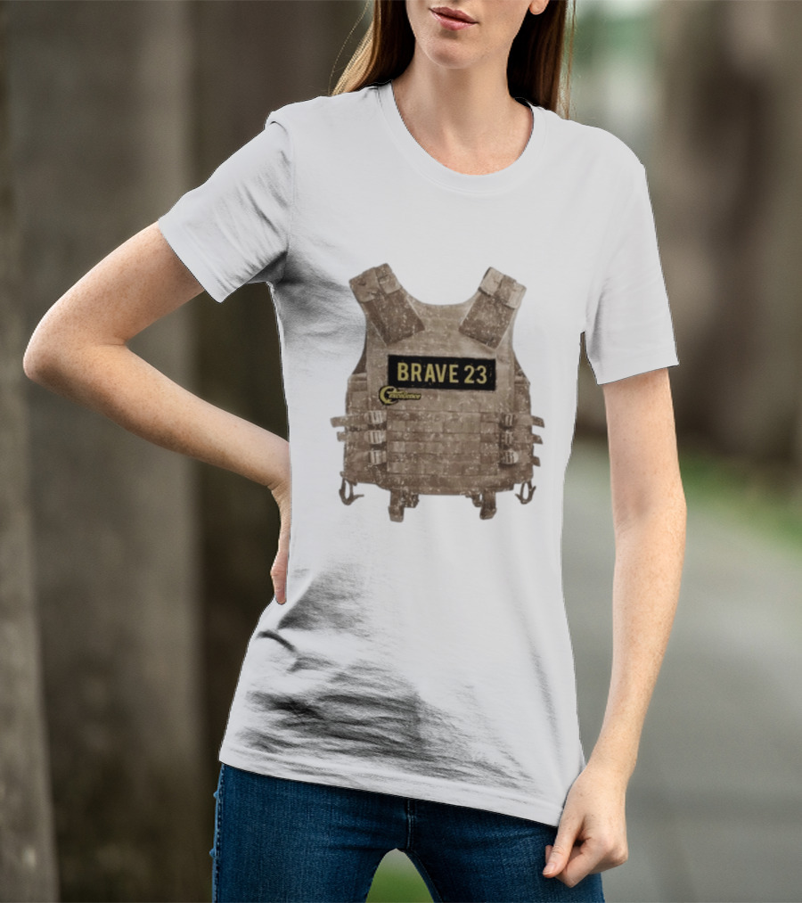 Awesome Camouflage Brave 23 Excellence Tactical Vest T-Shirt