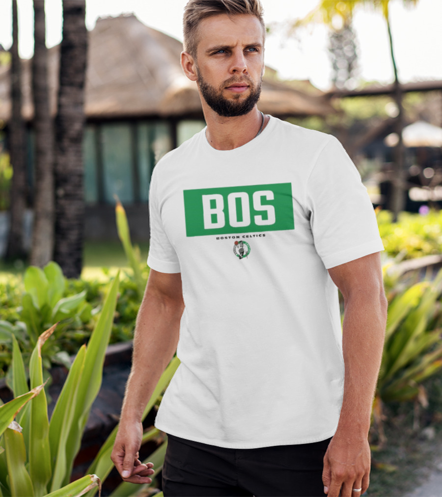 Boston Celtics BOS Crossbar NBA Basketball T-Shirt