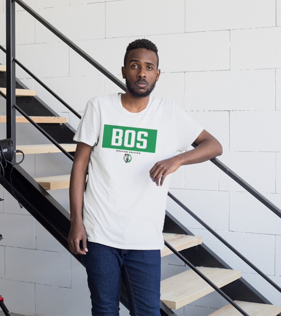 Boston Celtics BOS Crossbar NBA Basketball T-Shirt