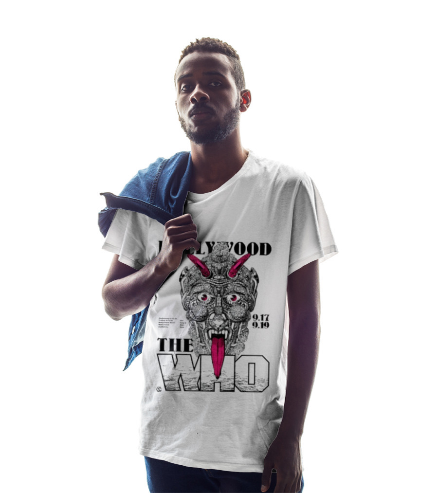 Hollywood The Who Los Angeles 2025 Demon Face 9.17 9.18 T-Shirt