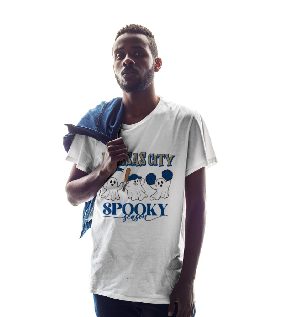 Kansas City Royals Spooky Season Ghosts Baseball Halloween T-Shirt