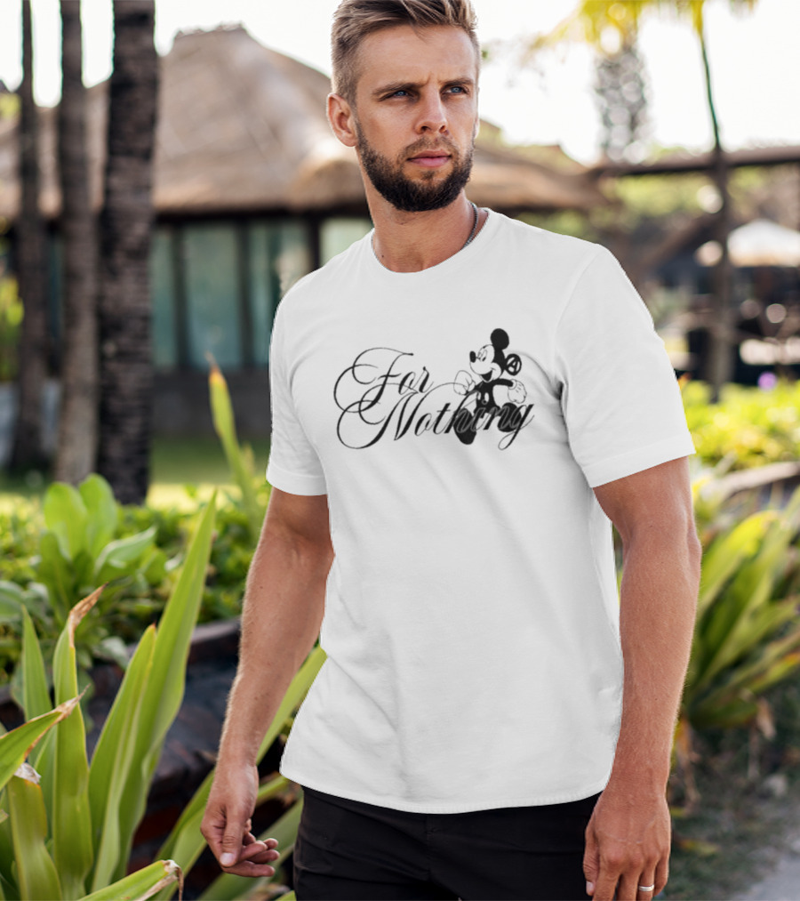 Mickey Mouse Nine Vicious For Nothing Tour 2025 For Nothing T-Shirt