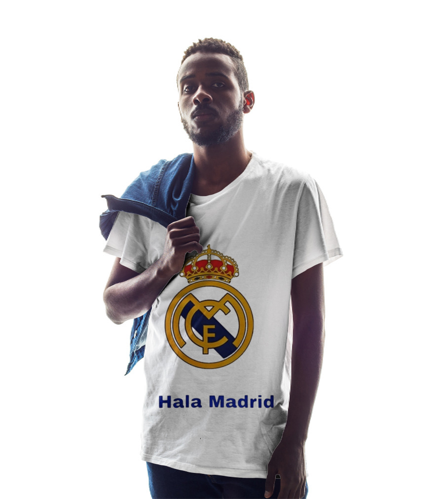 Hala Madrid Real Madrid CF Crest Spain Football Club T-Shirt