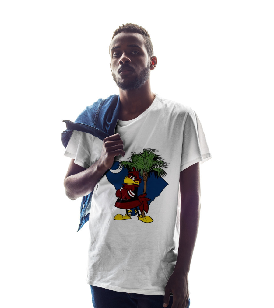 South Carolina Gamecocks Hey Gamecocks Mascot Palmetto Crescent T-Shirt