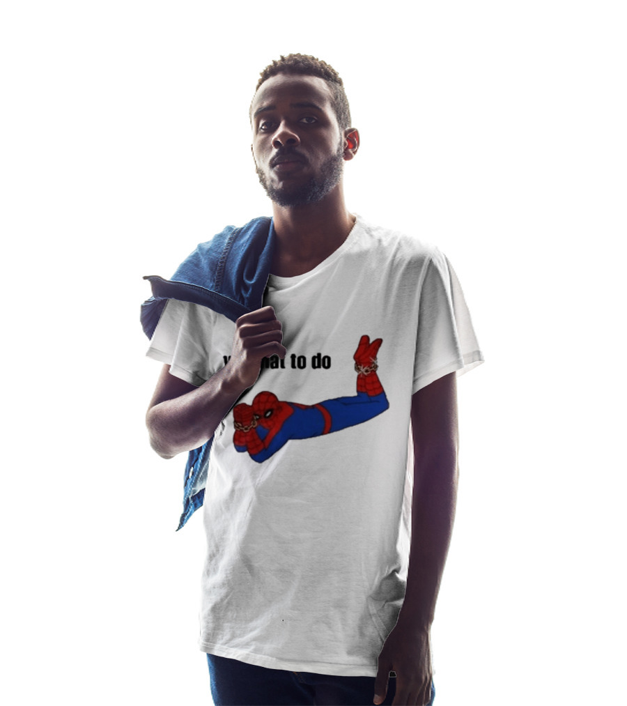 Spooderman YK What To Do Meme T-Shirt