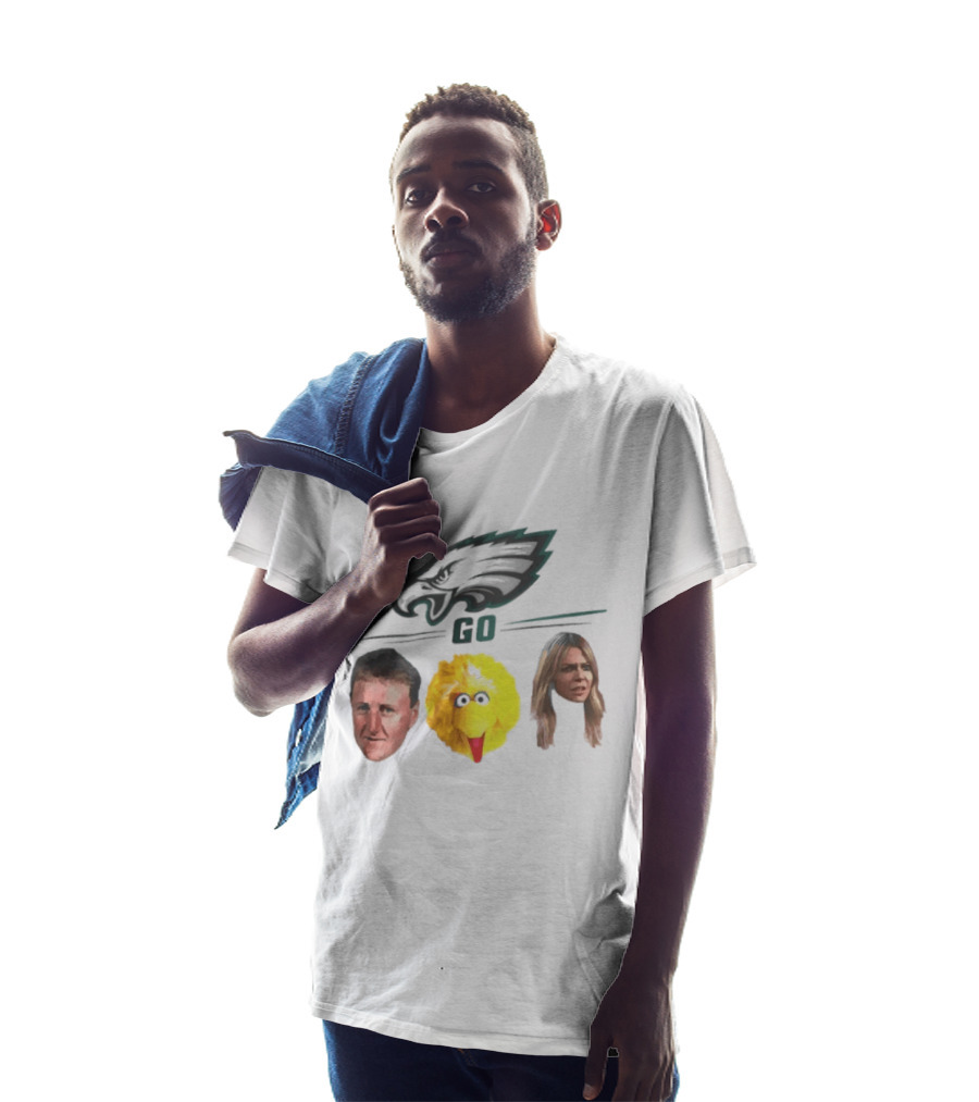 Philadelphia Eagles Go Birds Larry Bird Big Bird The Bird T-Shirt