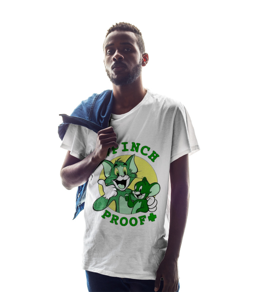 Tom And Jerry Pinch Proof St. Patrick's Day Celebration T-Shirt