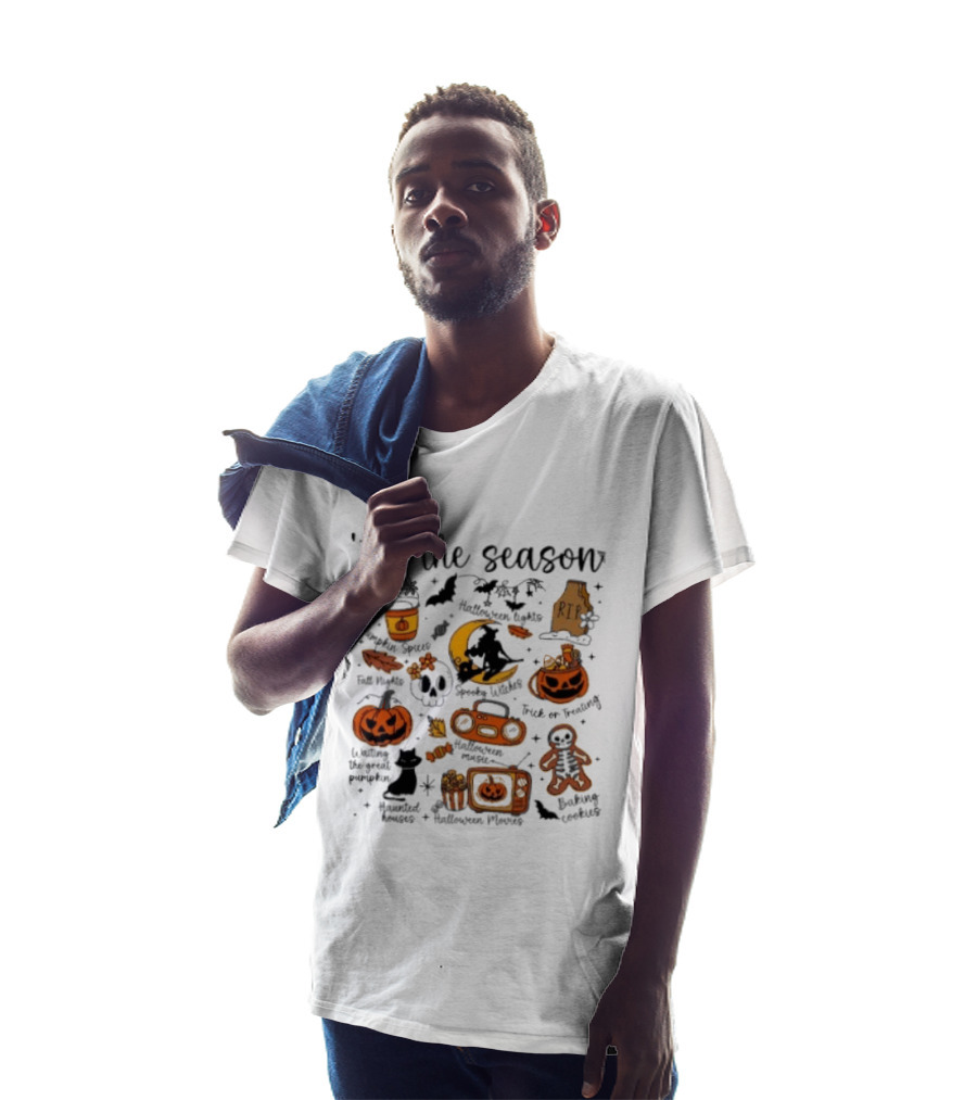 Tis The Season Pumpkin Spices Spooky Witches Halloween Trick Or Treat T-Shirt