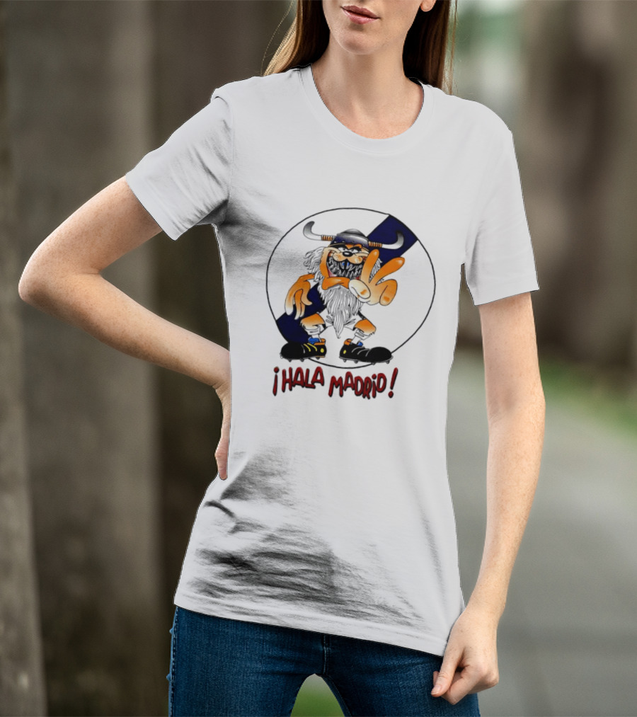 Viking Hala Madrid Real Madrid Club De Futbol Fan T-Shirt