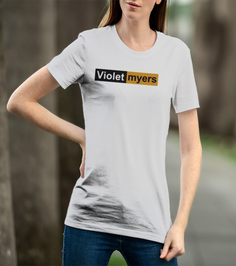 Violet Myers Black And Orange T-Shirt