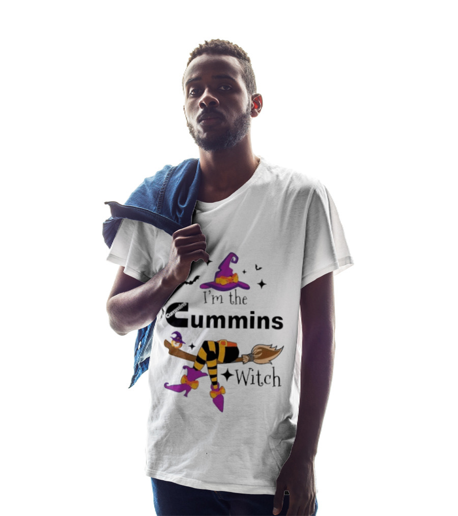I'm The Cummins Witch Halloween Broomstick Costume T-Shirt