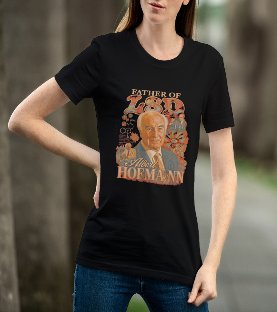 Father Of LSD Albert Hofmann Psychedelic T-Shirt
