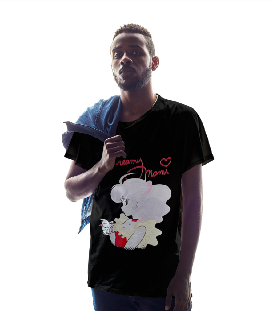 Magical Angel Creamy Mami Anime Character With Heart And Butterfly T-Shirt