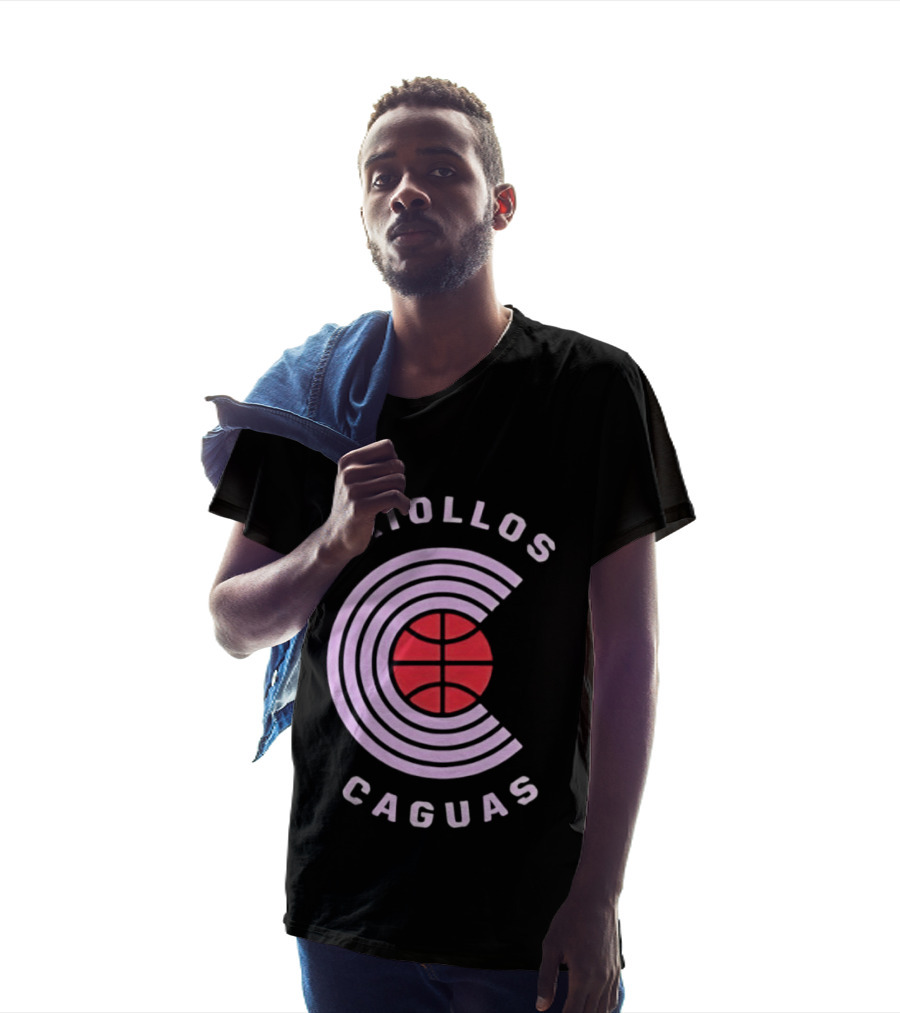 Criollos De Caguas Basketball Team Retro Style Logo Sports T-Shirt