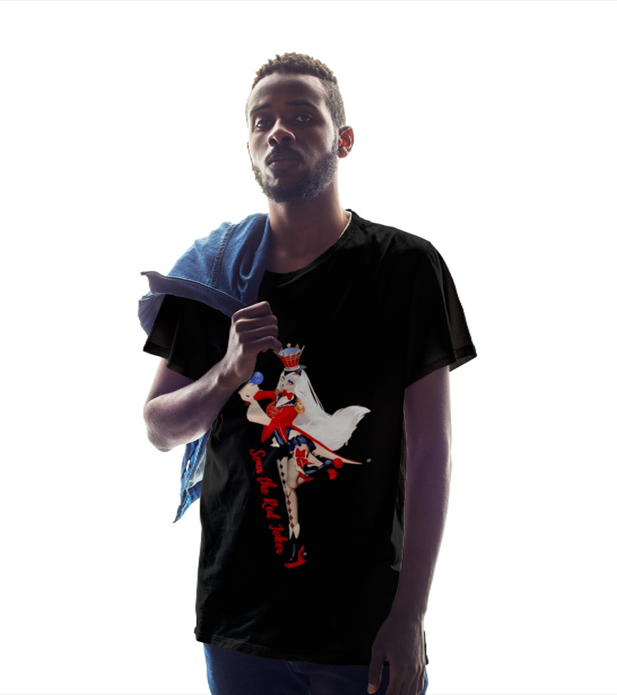 Sena The Red Joker Anime Jester Character With Crown And Juggling Balls T-Shirt