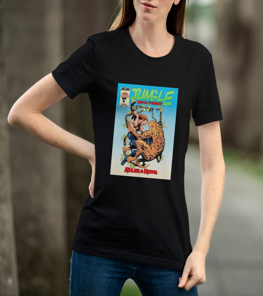 AEW Jungle Jack Perry First Edition Ruler Of The Ring T-Shirt