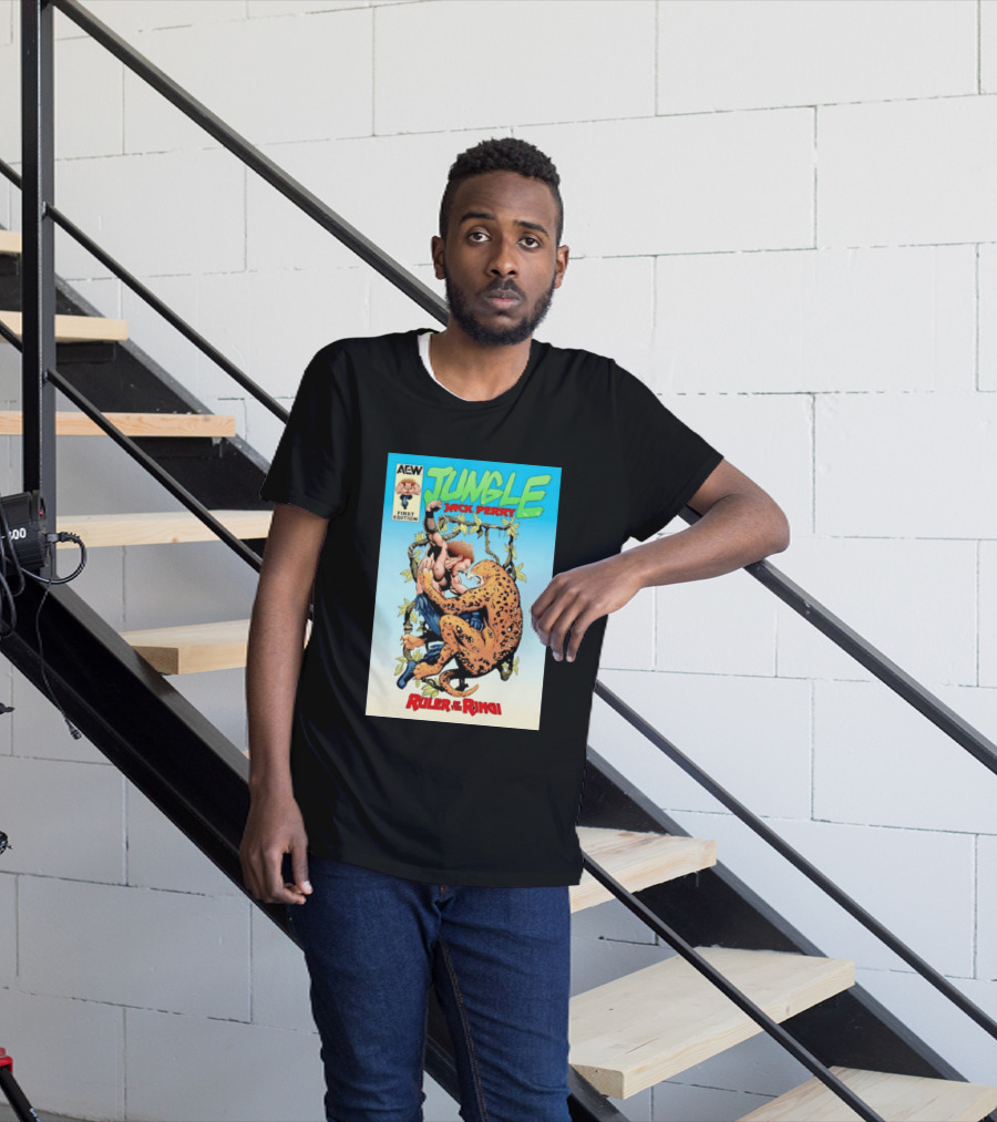 AEW Jungle Jack Perry First Edition Ruler Of The Ring T-Shirt