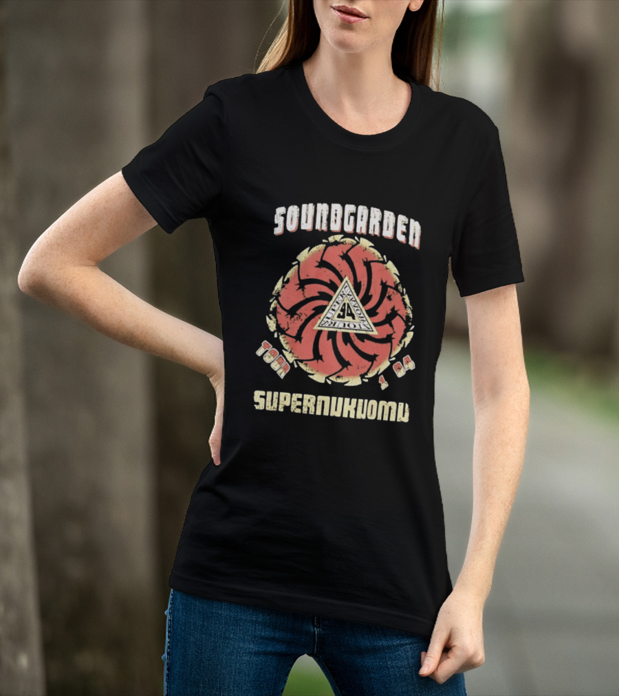 Soundgarden Superunknown Tour 1994 Grunge Vintage Spiral T-Shirt