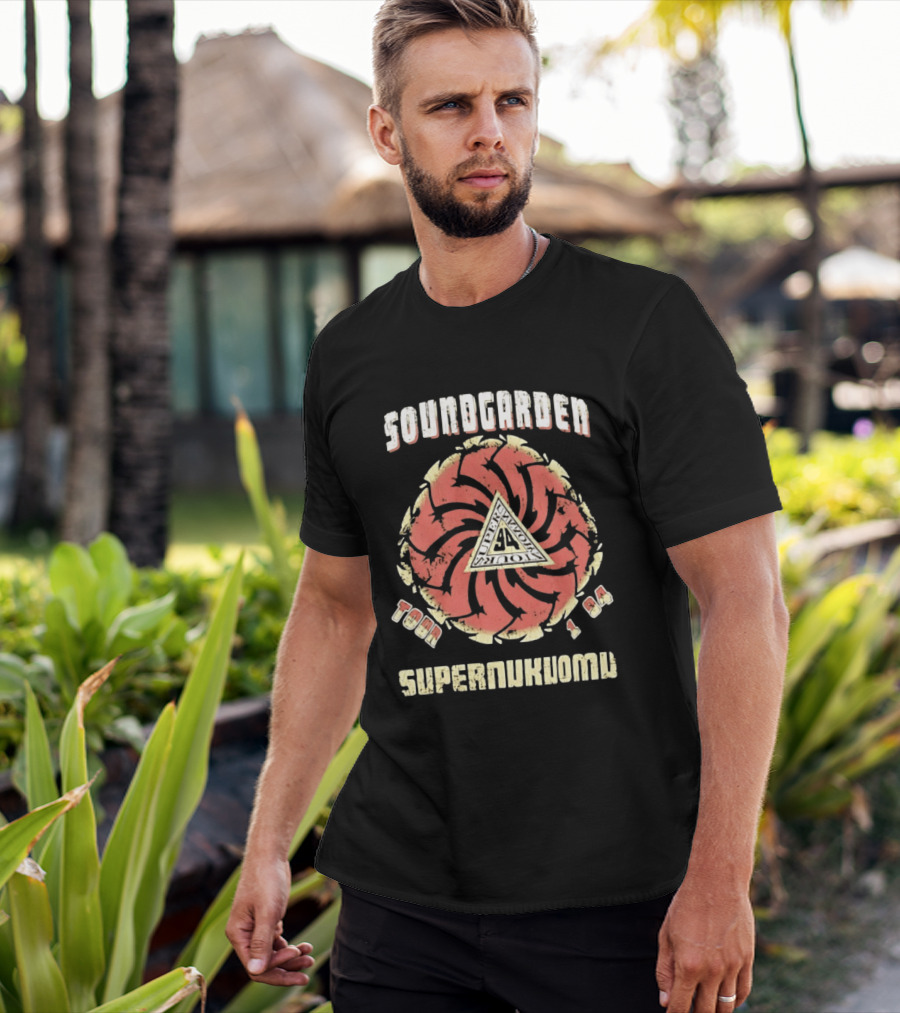 Soundgarden Superunknown Tour 1994 Grunge Vintage Spiral T-Shirt