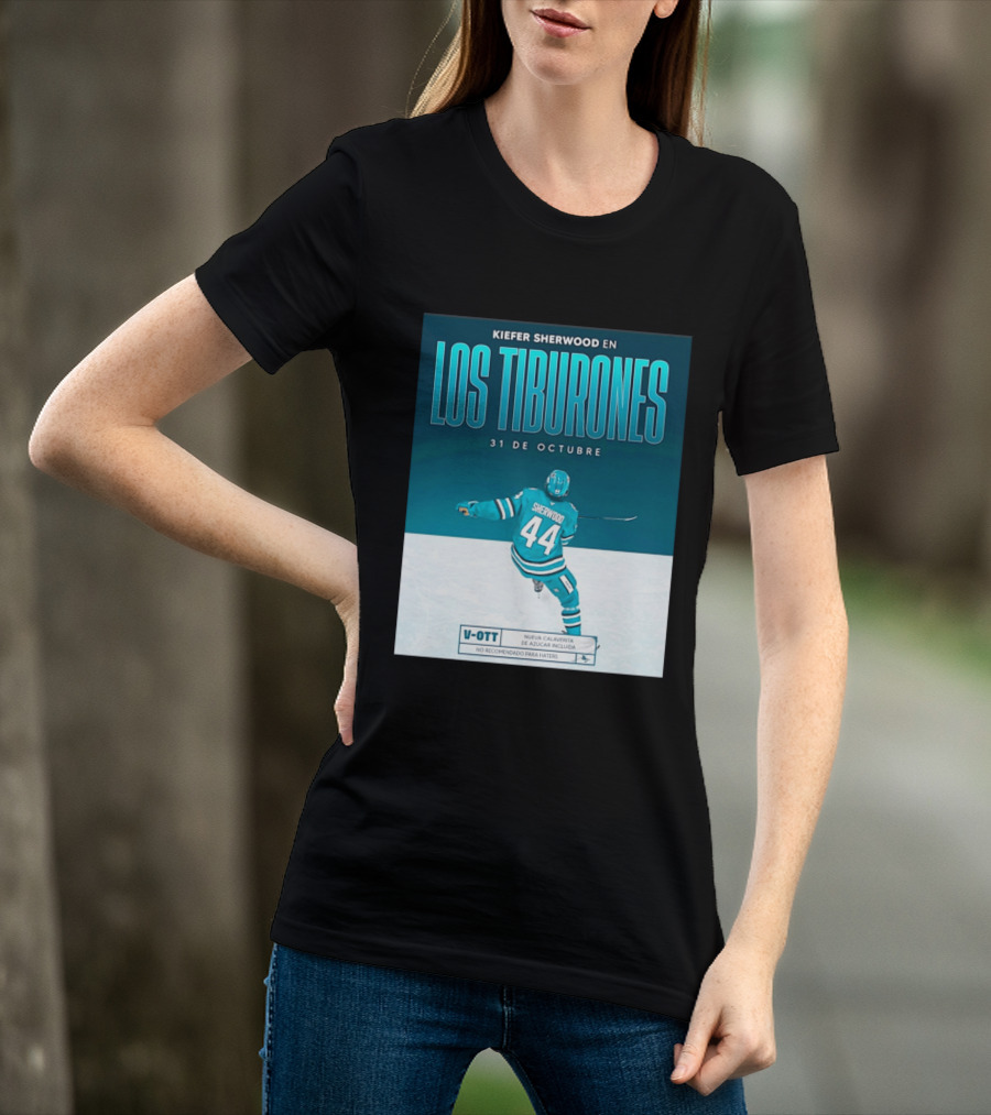 Kiefer Sherwood En Los Tiburones 31 De Octubre V OTT Nueva Calaverita De Azúcar Incluida T-Shirt