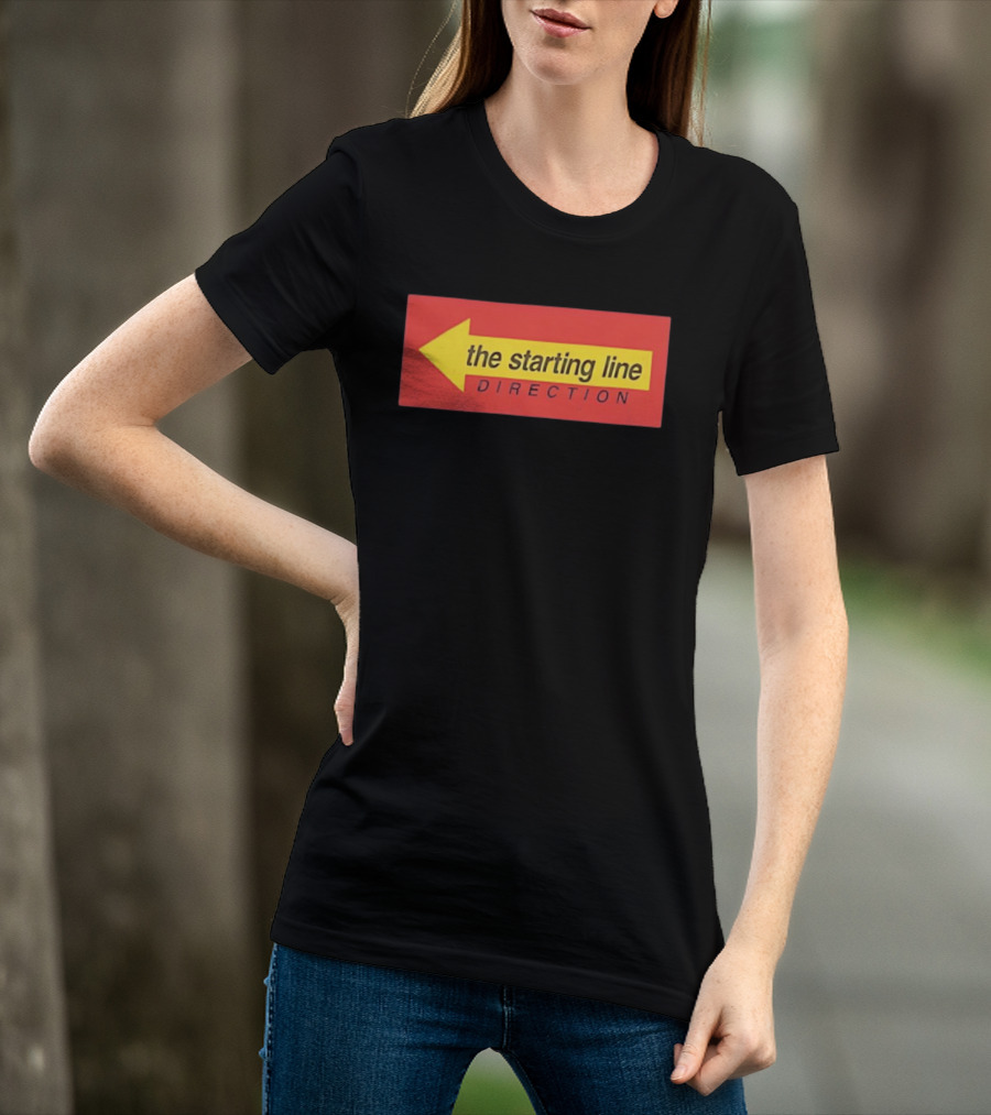 The Starting Line Direction Pop Punk Band Yellow Arrow T-Shirt