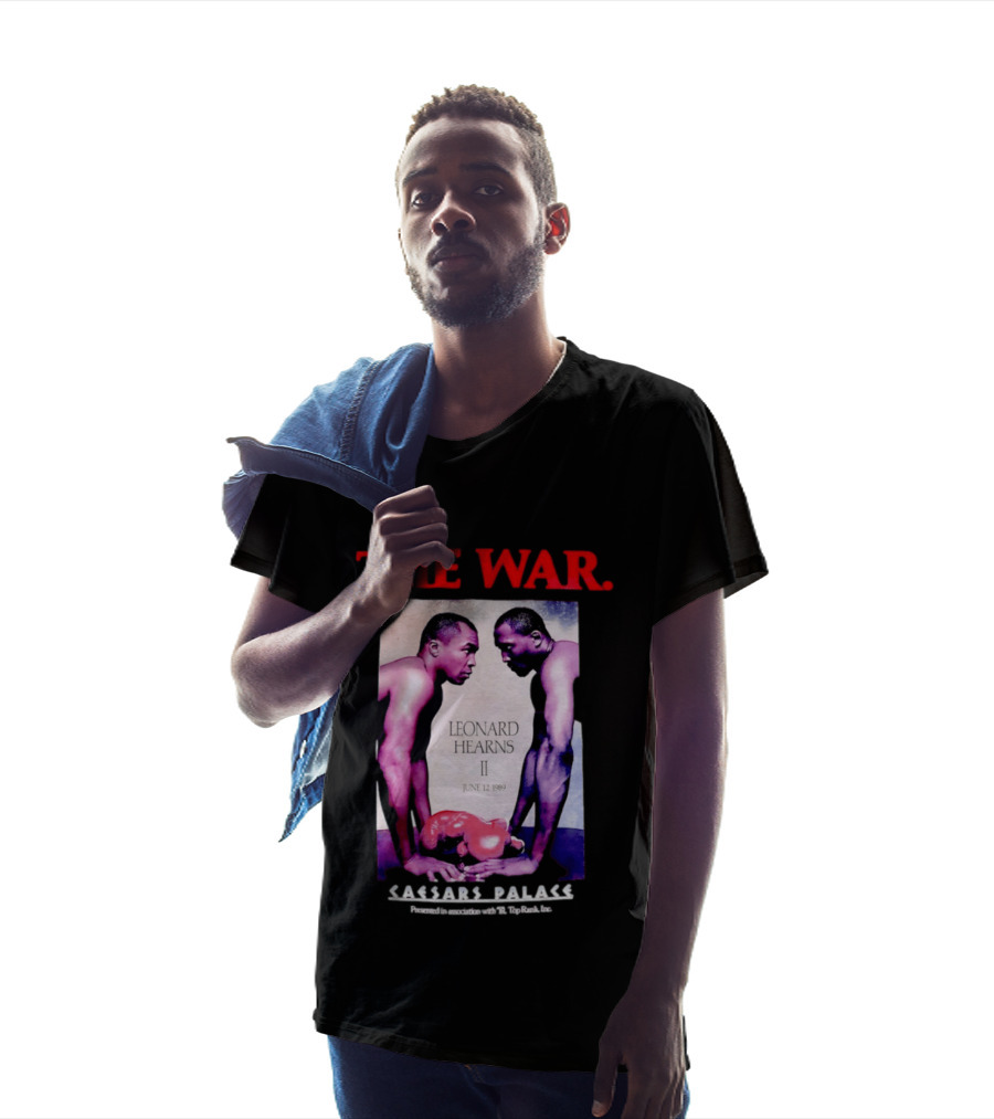 The War Sugar Ray Leonard Vs Thomas Hearns II June 12 1989 Caesars Palace Boxing Showdown T-Shirt