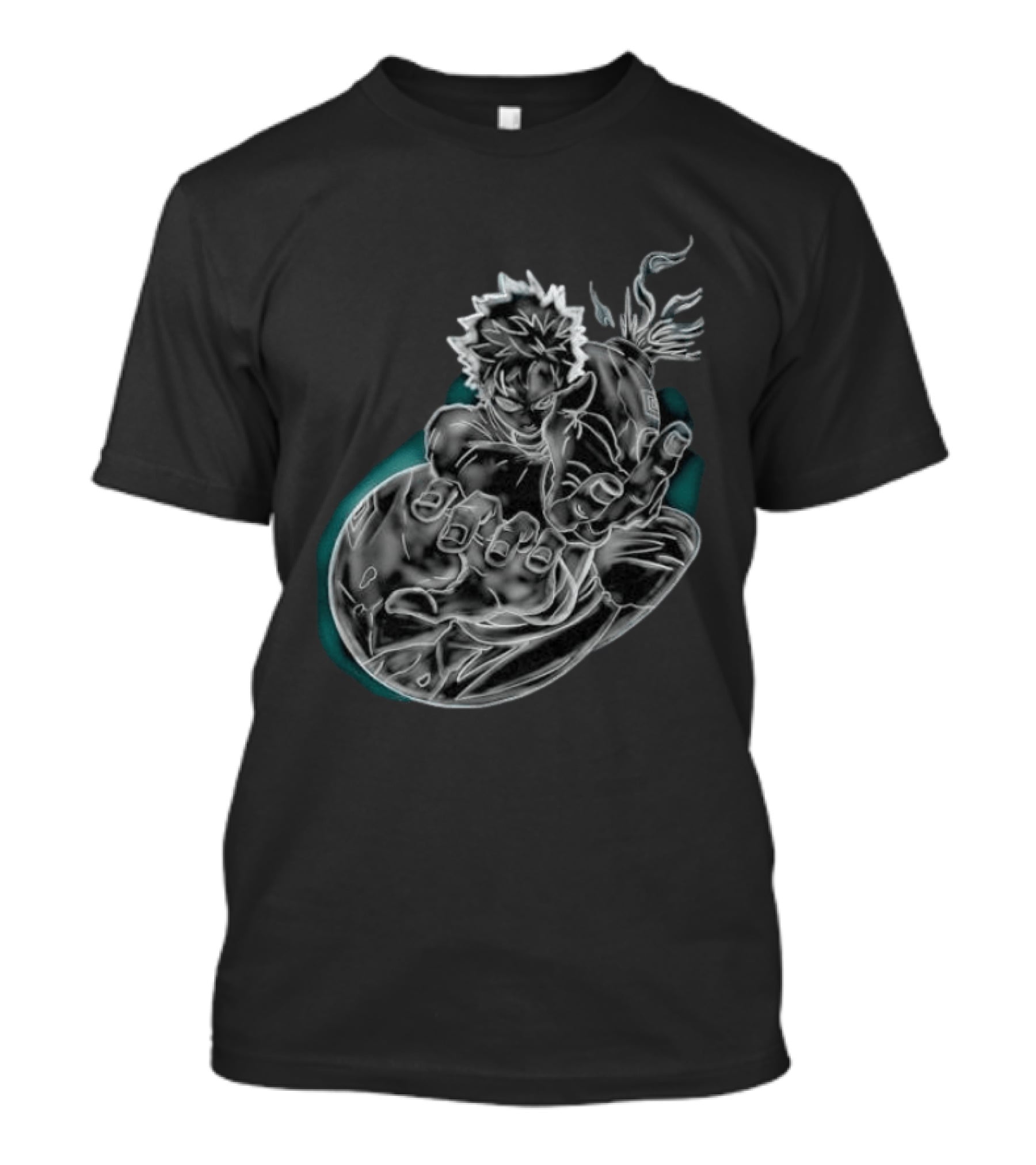 Megumi Fushiguro Ten Shadows Jujutsu Kaisen Dynamic Pose T-Shirt