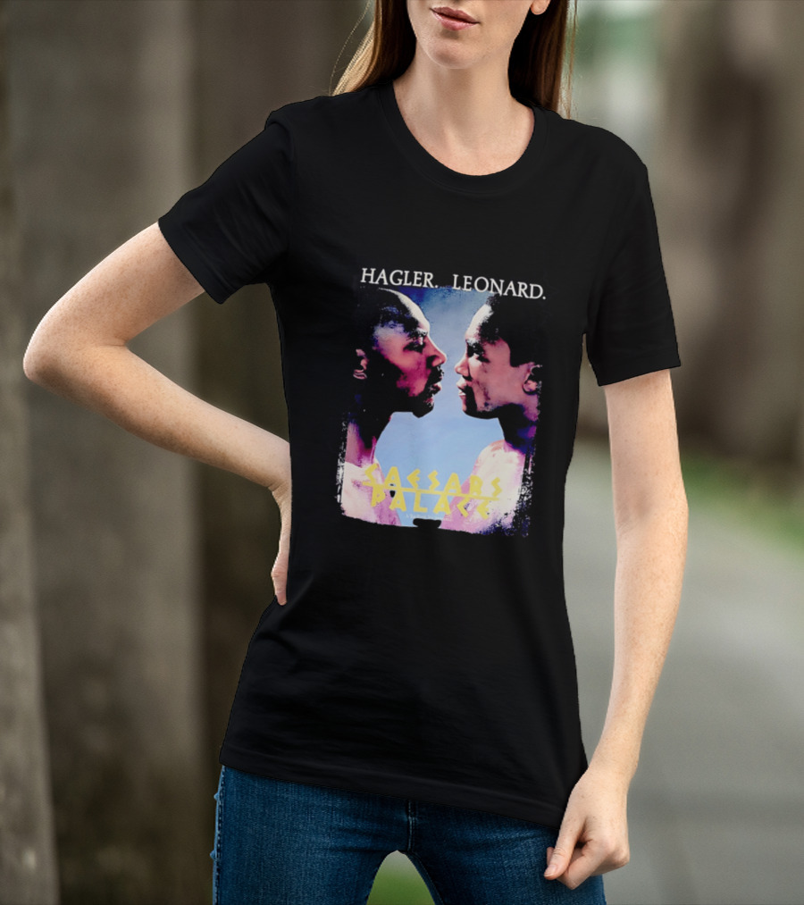 Hagler Leonard Caesars Palace Boxing Match Showdown T-Shirt