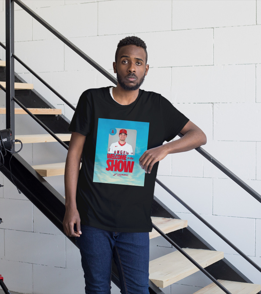 Welcome To The Show Luke Murphy Angels Pitcher T-Shirt