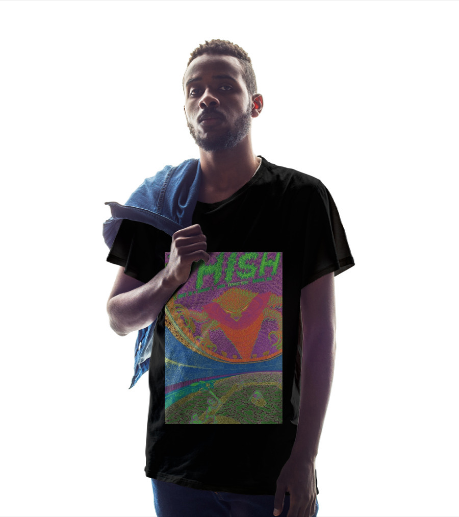 Phish Fenway Park Boston MA Tour July 31 Aug 1 2026 Colorful Psychedelic Dragon T-Shirt