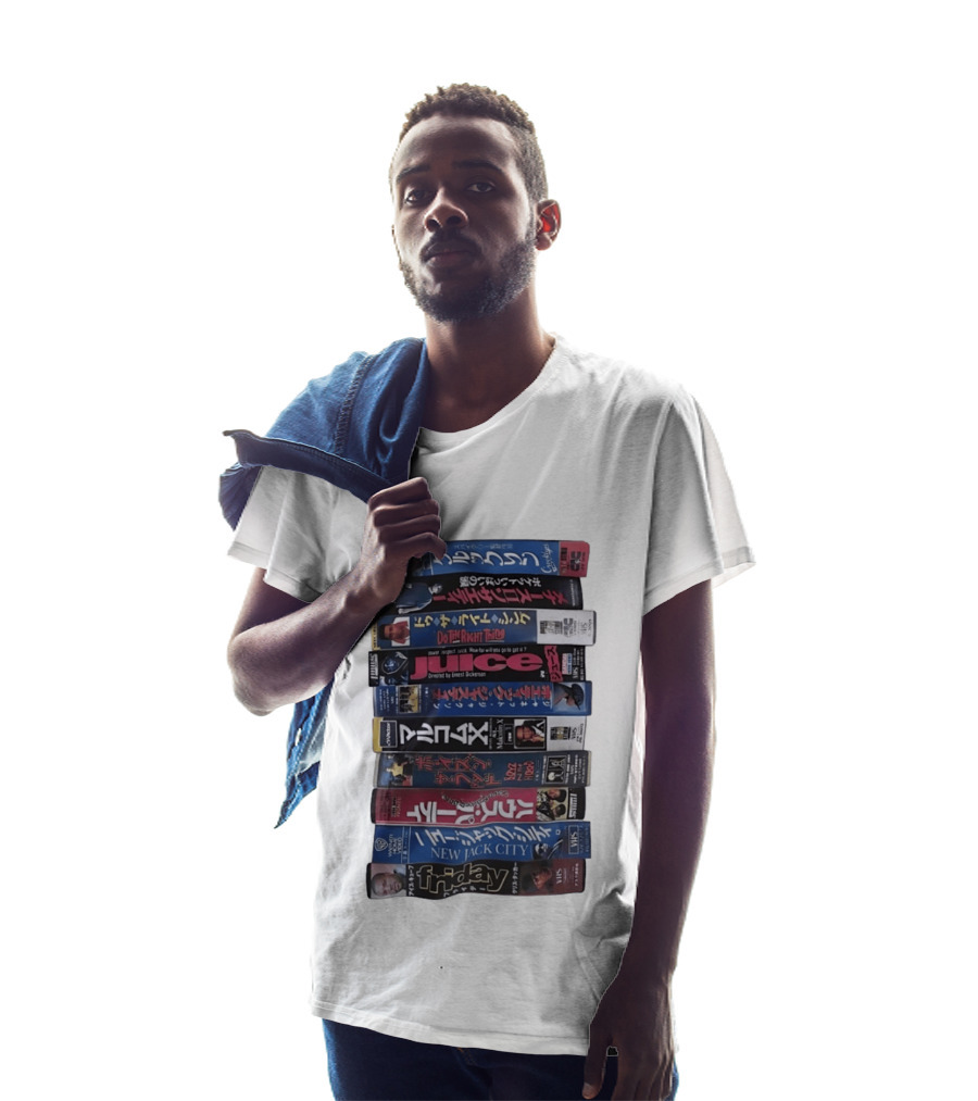 Friday Malcolm X Boyz N The Hood Juice Do The Right Thing New Jack City VHS Collection T-Shirt