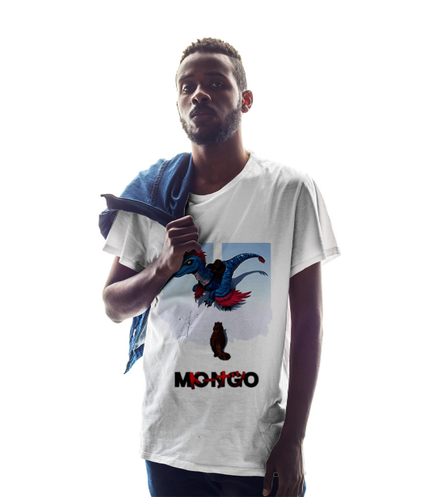Mongo Raptor Cat Donatsu By U Mashermello Dinosaur T-Shirt