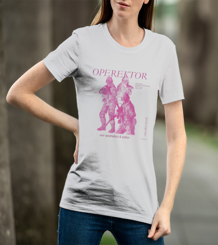 Operektor War Aesthetics Tactical Editor Time Signature Authored Narratives T-Shirt