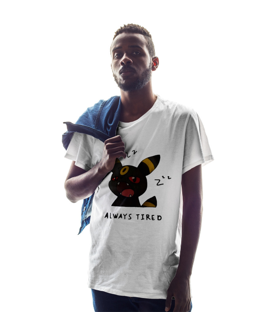 Umbreon Always Tired With ZZZs And Open Mouth Pokémon T-Shirt