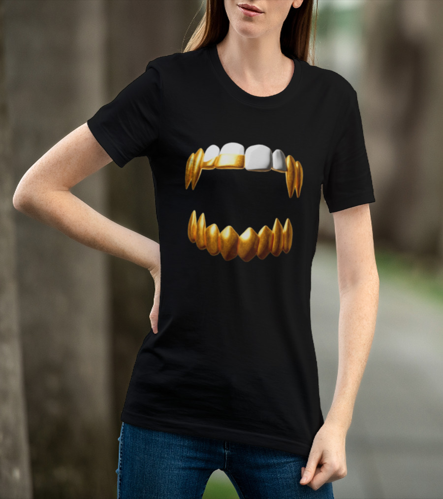 Sid The 3Rd Shop Store Gold Teeth Grillz T-Shirt