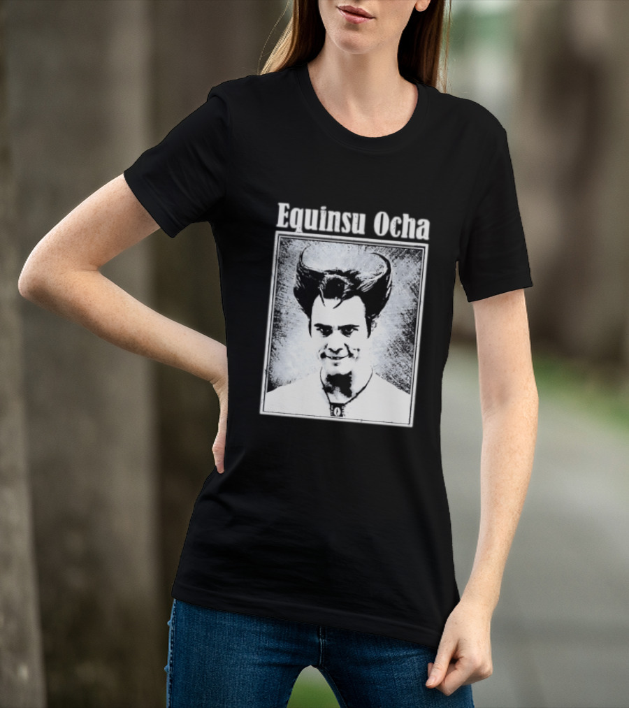 Jim Carrey Equinsu Ocha Ace Ventura Distressed Vintage Look T-Shirt