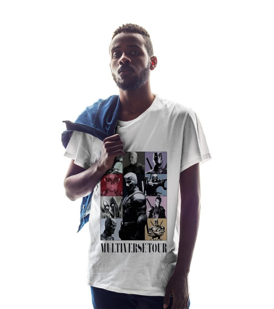Deadpool Multiverse Tour Marvel Ryan Reynolds T-Shirt