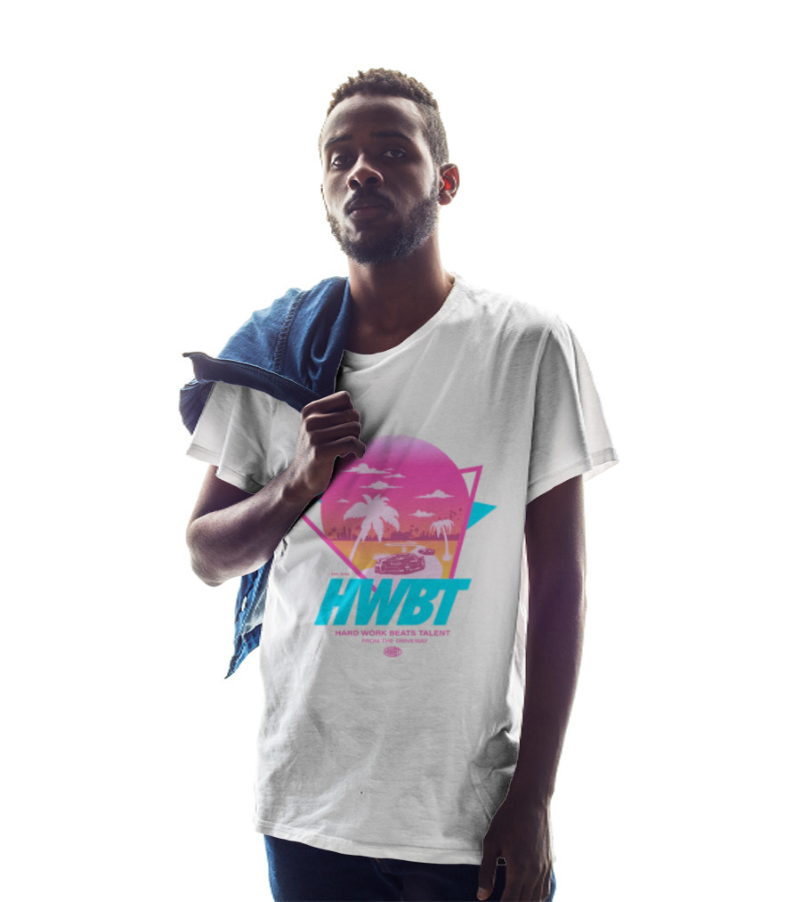 HWBT Miami Dreams Sunset Drive Neon T-Shirt