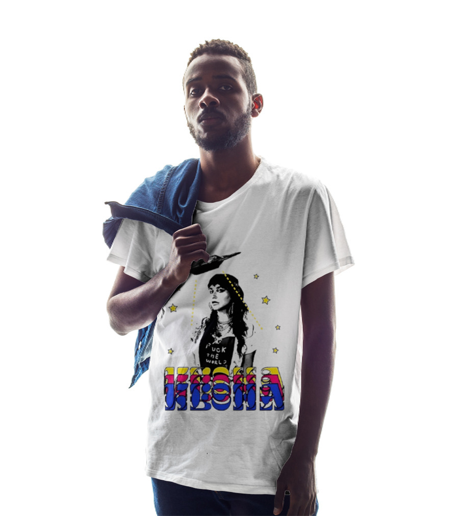 Kesha UFO Space Stars Tie Dye T-Shirt