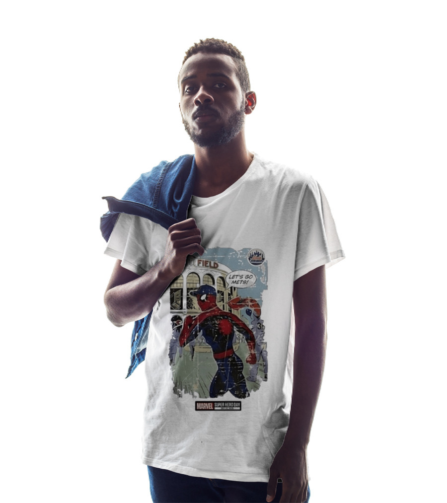 Citi Field Marvel Super Hero Day Spiderman Let's Go Mets 2026 T-Shirt