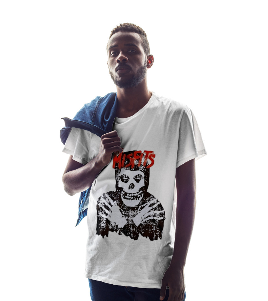 The Misfits Crimson Ghost Skull Punk Rock T-Shirt
