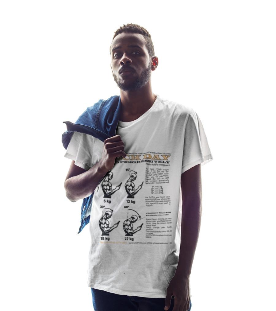 Wolee Store Neck Day Classic Gym Exercises T-Shirt
