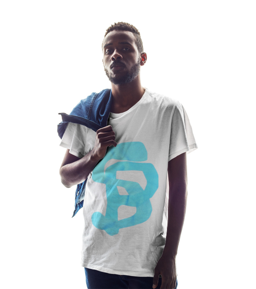 Wolee Store Classic Saintp Light Blue Monogram S P T-Shirt