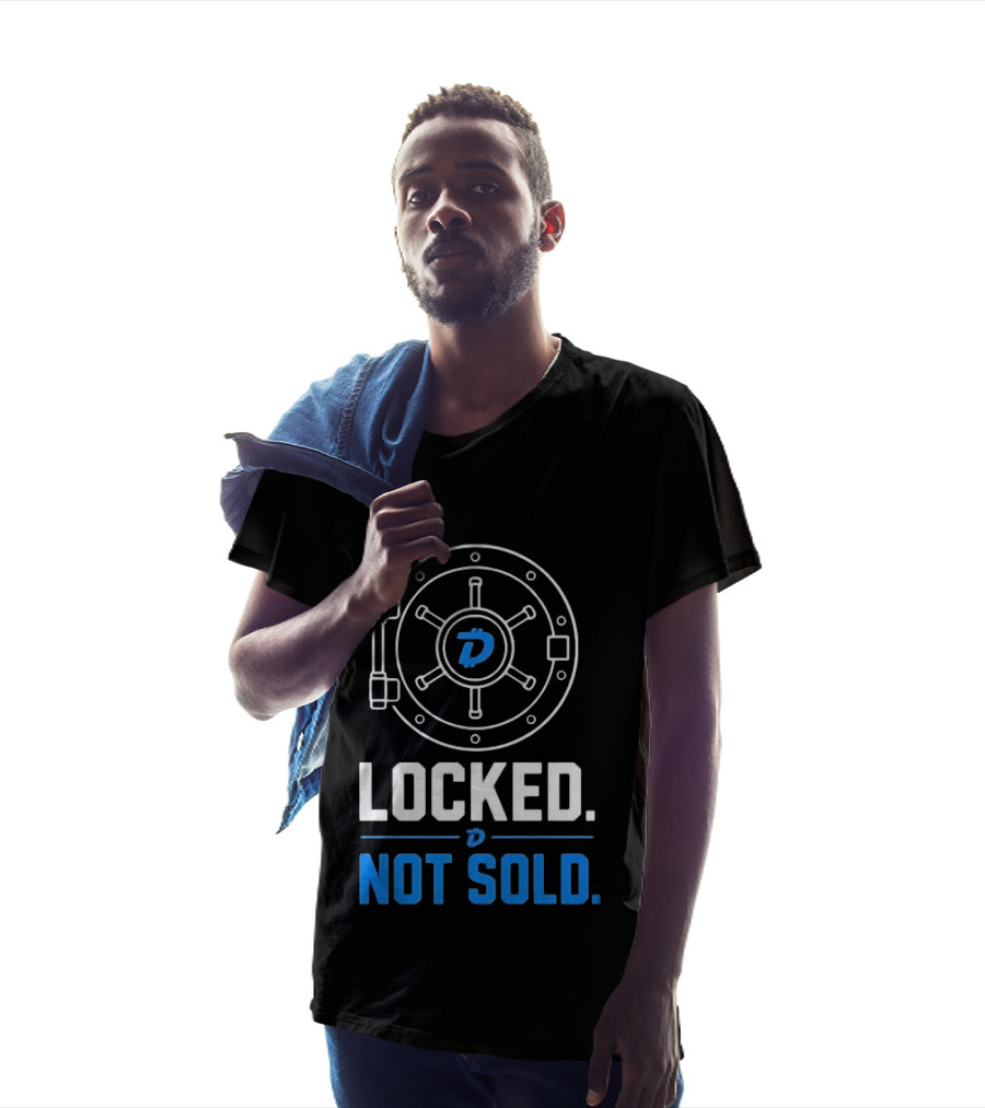 Digibyte Cryptocurrency Vault Locked Not Sold T-Shirt