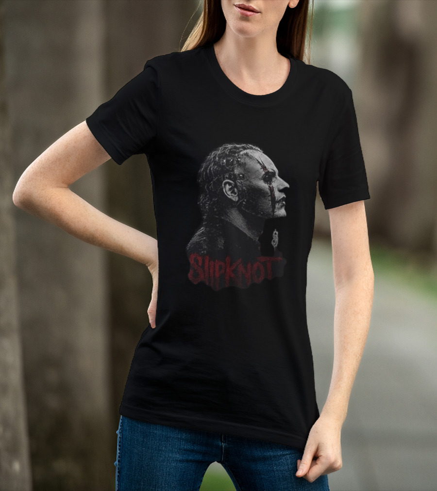 Slipknot People Like Sht Duality Band Mask Profile T-Shirt